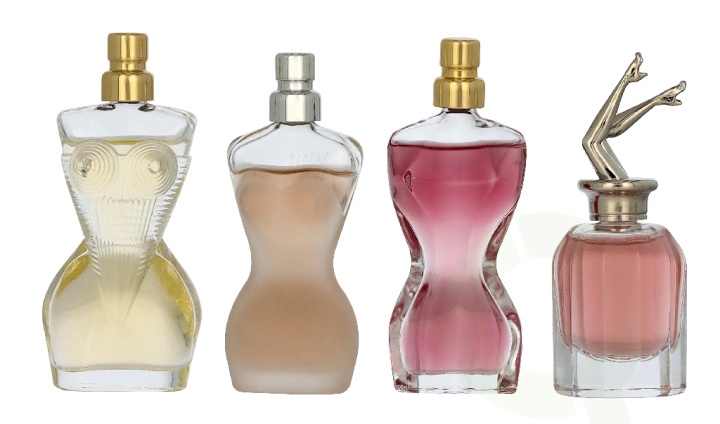 J.P. Gaultier Feminine Miniatures Set 24 ml 4x6ml - La Belle/Scandal/Classique/Divine Edp Spray i gruppen HELSE OG SKJØNNHET / Duft og parfyme / Parfyme / Parfyme for henne hos TP E-commerce Nordic AB (D39535)