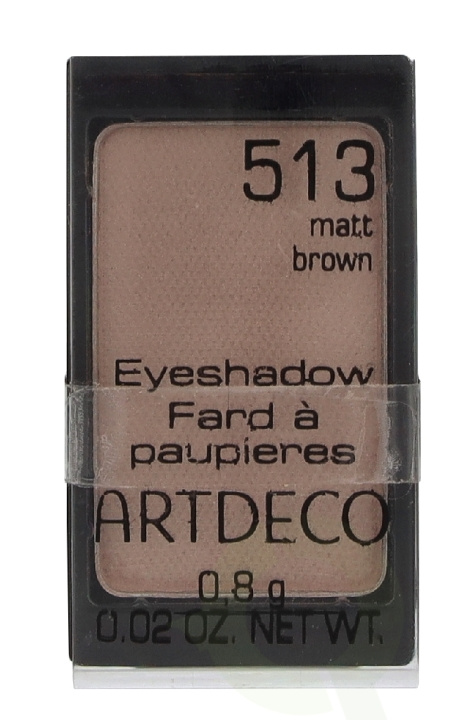 Artdeco Matt Eyeshadow 0.8 g #513 Matt Brown i gruppen HELSE OG SKJØNNHET / Makeup / Øyne og øyebryn / Øyeskygger hos TP E-commerce Nordic AB (D39609)
