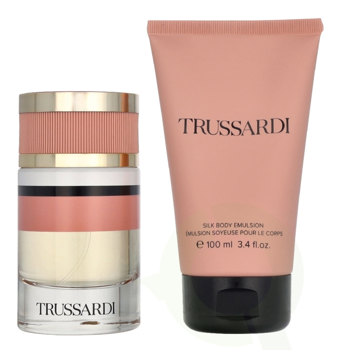 Trussardi By Trussardi Giftset 160 ml Edp Spray 60ml/Body Emulsion 100ml i gruppen HELSE OG SKJØNNHET / Gavesett / Gavesett for henne hos TP E-commerce Nordic AB (D39689)