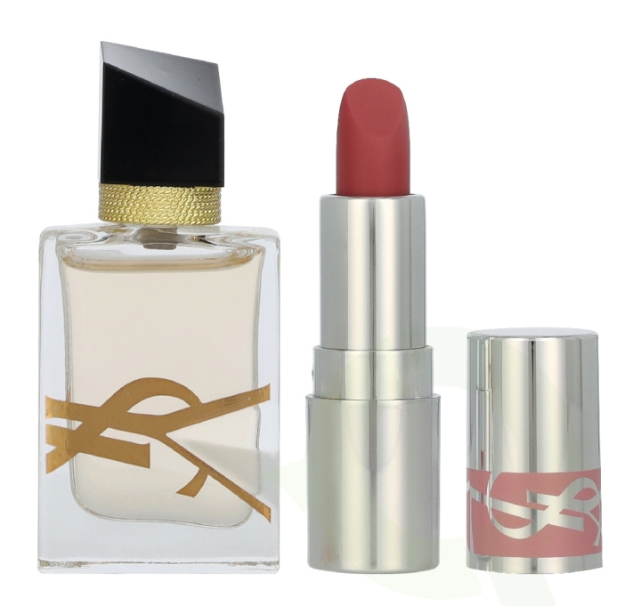 Yves Saint Laurent YSL Libre Giftset 8.8 ml Edp Spray 7,5ml/#44 Loveshine Lipstick 1,3gr i gruppen HELSE OG SKJØNNHET / Gavesett / Gavesett for henne hos TP E-commerce Nordic AB (D39700)