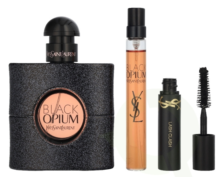 Yves Saint Laurent YSL Black Opium Giftset 62 ml Edp Spray 50ml/Edp Spray 10ml/Lash Clash Volume Mascara 2ml i gruppen HELSE OG SKJØNNHET / Gavesett / Gavesett for henne hos TP E-commerce Nordic AB (D39707)