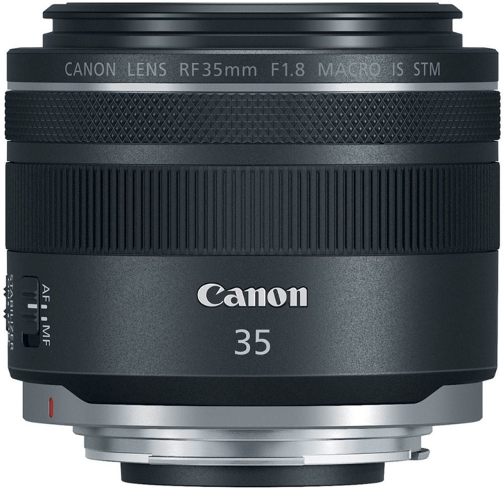 Canon RF 35 mm f/1,8 IS Macro STM-objektiv i gruppen Elektronikk / Foto og video / Fotograferingsutstyr / Kameralinser og tilbehør hos TP E-commerce Nordic AB (D39750)