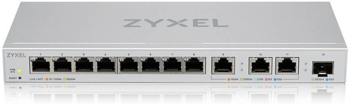 ZyXEL XGS1250-12 – 12-porters switch i gruppen Datautstyr / Nettverk / Switcher hos TP E-commerce Nordic AB (D39776)