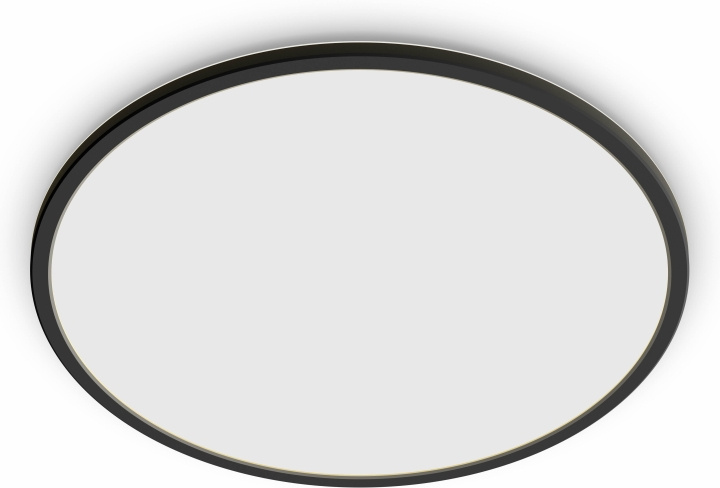 Philips Superslim CL550 taklampe, rund, svart, 1900 lm, 2700K i gruppen Elektronikk / Lys / Taklamper hos TP E-commerce Nordic AB (D39797)