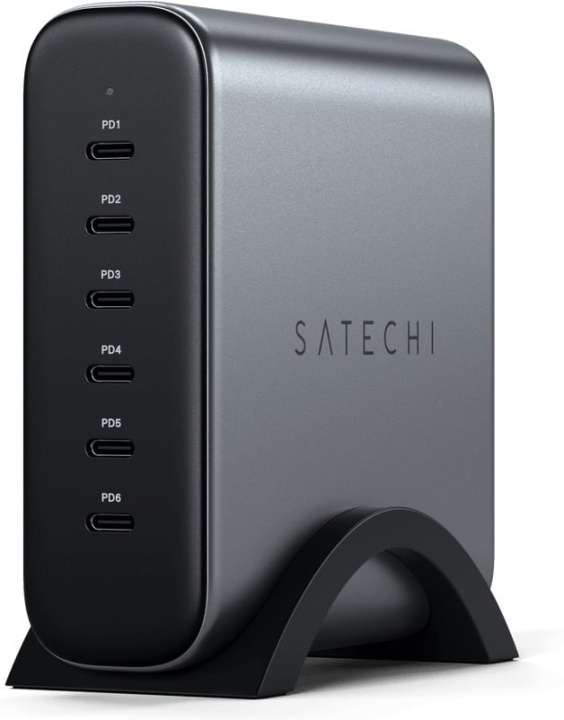 Satechi 200 W USB-C 6-porters GaN-lader – strømforsyning i gruppen Datautstyr / Kabler og adaptere / USB / USB-C hos TP E-commerce Nordic AB (D39859)