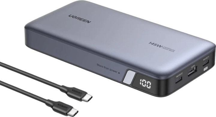 Ugreen 25 000 mAh Power Bank, 145 W i gruppen SMARTTELEFON & NETTBRETT / Ladere og Kabler / Powerbanks hos TP E-commerce Nordic AB (D39911)