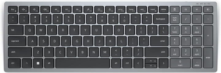 Dell Compact Multi-Device Wireless Keyboard KB740 – trådløst tastatur, grått i gruppen Datautstyr / Mus & Tastatur / Tastatur hos TP E-commerce Nordic AB (D39924)