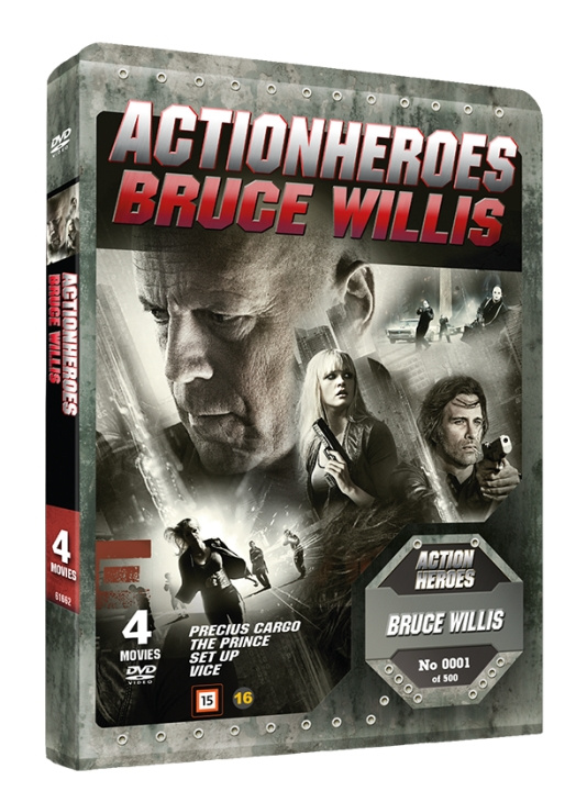 Bruce Willis: Action Heroes (Steelbook) (DVD) i gruppen Elektronikk / Lyd & Bilde / TV og tilbehør / Filmer / DVD hos TP E-commerce Nordic AB (D40061)