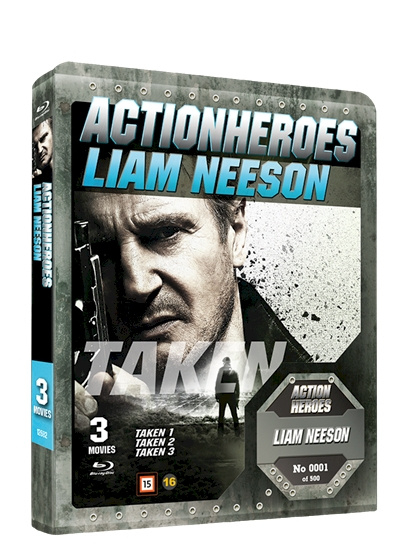 Liam Neeson - Action Heroes Steelbook - Blu-Ray - Ltd. Collectors Edition i gruppen Elektronikk / Lyd & Bilde / TV og tilbehør / Filmer / Blu-ray hos TP E-commerce Nordic AB (D40114)