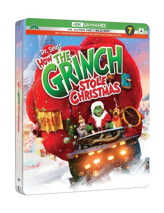 How The Grinch Stole The Christmas - Steelbook (Blu-ray) i gruppen Elektronikk / Lyd & Bilde / TV og tilbehør / Filmer / Blu-ray hos TP E-commerce Nordic AB (D40151)