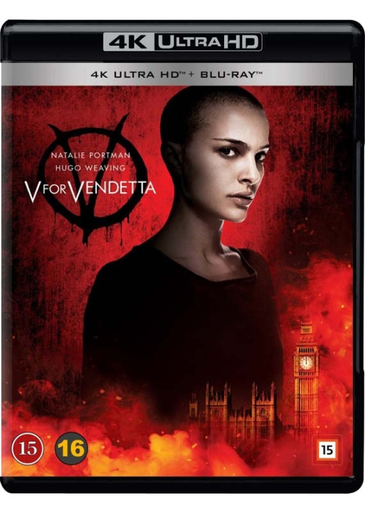 V For Vendetta (4K Ultra HD Blu-ray + Blu-ray) i gruppen Elektronikk / Lyd & Bilde / TV og tilbehør / Filmer / Blu-ray hos TP E-commerce Nordic AB (D40185)