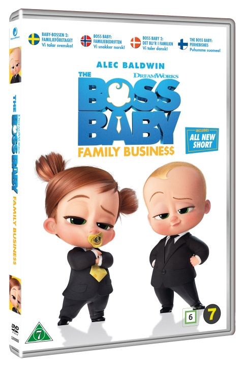 The Boss Baby: Family Business (DVD) i gruppen Elektronikk / Lyd & Bilde / TV og tilbehør / Filmer / DVD hos TP E-commerce Nordic AB (D40194)