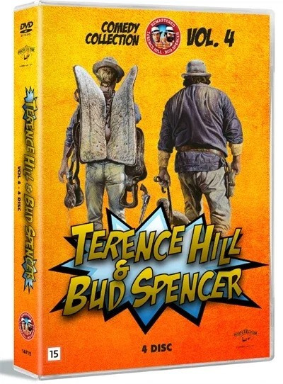BUD SPENCER & TERENCE HILL COMEDY COLLECTION (4 DVD BOXSET) TRINITY i gruppen Elektronikk / Lyd & Bilde / TV og tilbehør / Filmer / DVD hos TP E-commerce Nordic AB (D40226)
