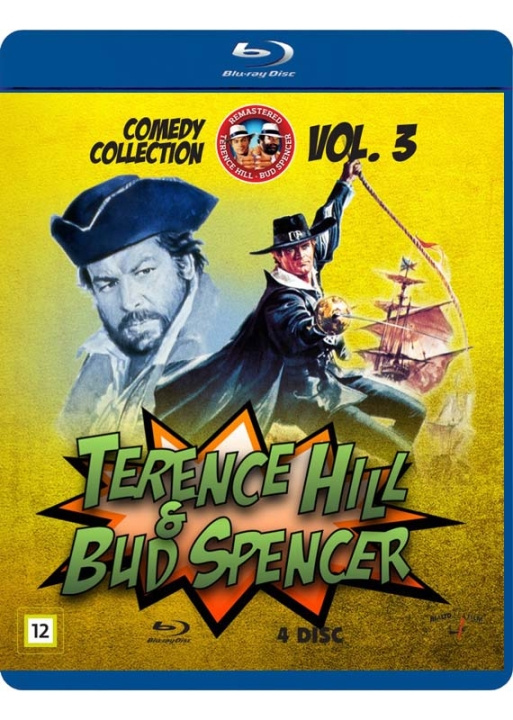 BUD SPENCER & TERENCE HILL COMEDY COLLECTION (4 BLU RAY BOX SET) i gruppen Elektronikk / Lyd & Bilde / TV og tilbehør / Filmer / Blu-ray hos TP E-commerce Nordic AB (D40235)