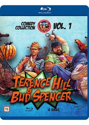 RIALTO BUD SPENCER & TERENCE HILL KOMEDIESAMLING (4 BLU-RAY-BOKSSETT) i gruppen Elektronikk / Lyd & Bilde / TV og tilbehør / Filmer / Blu-ray hos TP E-commerce Nordic AB (D40269)