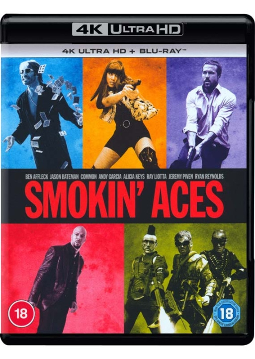 Smokin\' Aces (4K UHD + Blu-Ray) i gruppen Elektronikk / Lyd & Bilde / TV og tilbehør / Filmer / Blu-ray hos TP E-commerce Nordic AB (D40372)