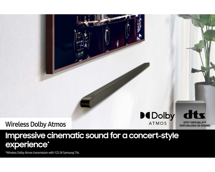 Samsung HW-S700D 3.1 Dolby Atmos Soundbar-lydsystem i gruppen Elektronikk / Lyd & Bilde / Hjemmekino, HiFi og bærbar / Soundbars hos TP E-commerce Nordic AB (D40395)