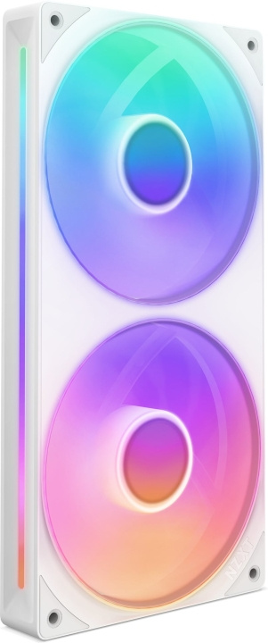 NZXT F240 RGB CORE-vifte, 2 * 120 mm, hvit Det integrerte i gruppen Datautstyr / PC-Komponenter / Kjøling hos TP E-commerce Nordic AB (D40404)