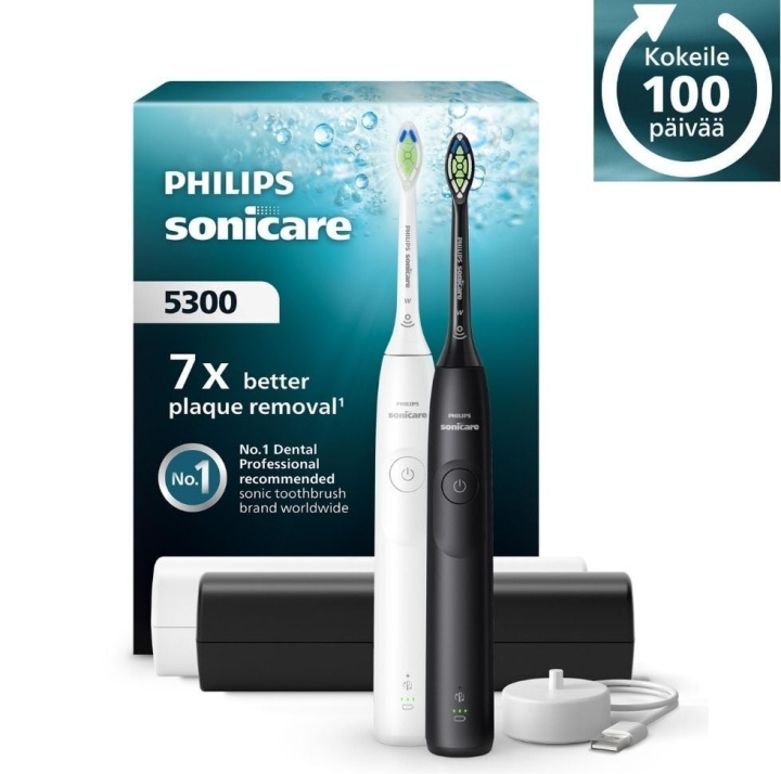 Philips HX7109/01 Sonicare Series 5300 elektrisk tannbørste, dobbelthåndtak i gruppen HELSE OG SKJØNNHET / Munnpleie / Elektriske tannbørster hos TP E-commerce Nordic AB (D40466)