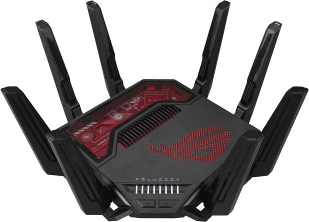 ASUS ROG Rapture GT-BE19000 Tri-band -WiFi 7 AiMesh-spillruter i gruppen Datautstyr / Nettverk / Routere hos TP E-commerce Nordic AB (D40469)