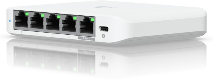 Ubiquiti UniFi USW-Flex Mini 2,5G 5-porters switch i gruppen Datautstyr / Nettverk / Switcher hos TP E-commerce Nordic AB (D40480)