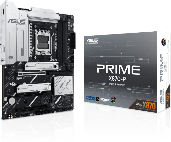ASUS PRIME X870-P ATX-hovedkort i gruppen Datautstyr / PC-Komponenter / Hovedkort hos TP E-commerce Nordic AB (D40485)