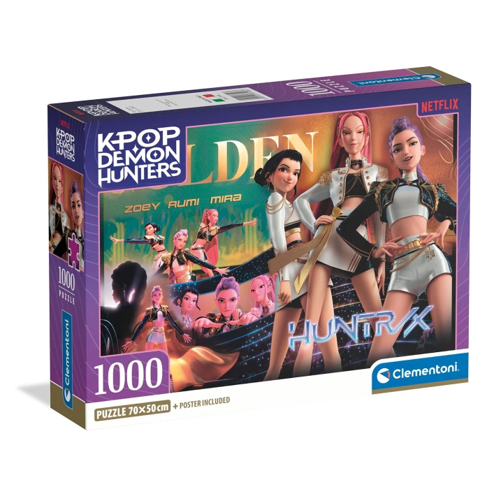 KPop Demon Hunters Puslespill 100 Pcs KPOP Demon Hunters (2) i gruppen SPORT, FRITID & HOBBY / Hobby / Puslespill hos TP E-commerce Nordic AB (D40572)