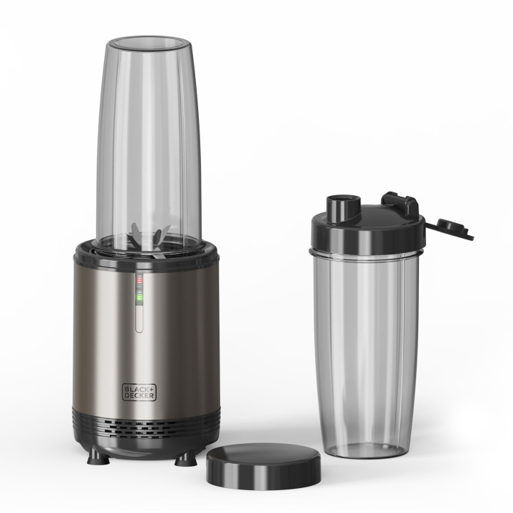 BLACK+DECKER Smoothieblender 1000W Rustfritt Stål i gruppen HJEM, HUS OG HAGE / Husholdningsapparater / Matprosessorer og kjøkkenassistenter / Miksere og blendere hos TP E-commerce Nordic AB (D40613)