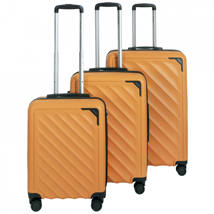 Cavalet Resväskor 3-Set Ystad Orange i gruppen SPORT, FRITID & HOBBY / Reise / Kofferter hos TP E-commerce Nordic AB (D40687)