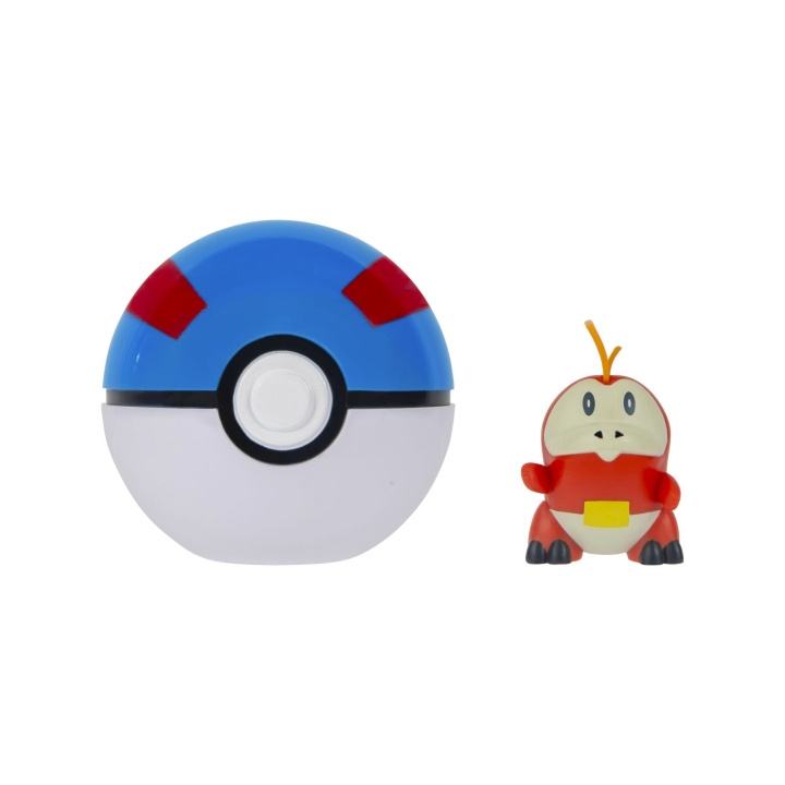 Pokémon Clip N Go Fuecoco med Great Ball (PKW4156) i gruppen LEKER, BARN OG BABY / Leker / Figurer, miniatyrer og tilbehør hos TP E-commerce Nordic AB (D40714)