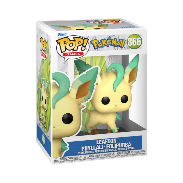 Funko Pop! Pokémon Leafeon (74214) i gruppen LEKER, BARN OG BABY / Leker / Figurer, miniatyrer og tilbehør hos TP E-commerce Nordic AB (D40728)