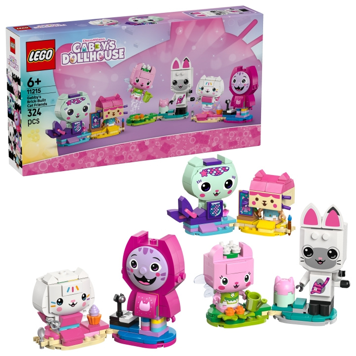 LEGO Gabbys dukkehus – Gabbys kattet venner i klosser (11215) i gruppen LEKER, BARN OG BABY / Leker / Byggeleker / Lego hos TP E-commerce Nordic AB (D40734)