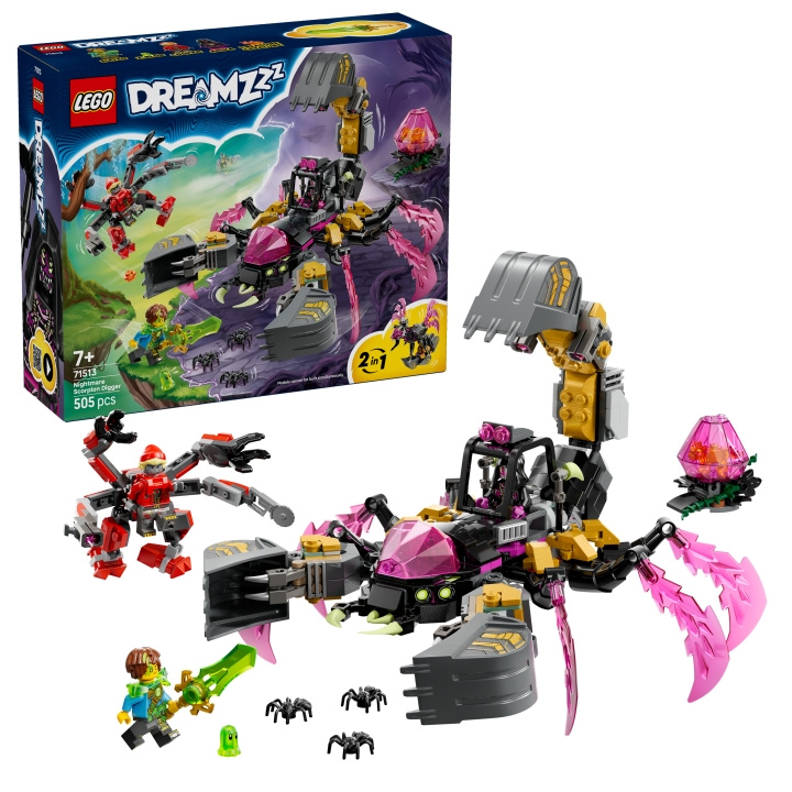 LEGO DREAMZzz – Nightmare Scorpion Digger (71513) i gruppen LEKER, BARN OG BABY / Leker / Byggeleker / Lego hos TP E-commerce Nordic AB (D40737)