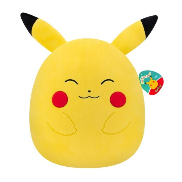 Squishmallows 35 cm Pokémon Happy Pikachu (SQPK00067) i gruppen LEKER, BARN OG BABY / Babyleker (0-3 år) / Kosedyr hos TP E-commerce Nordic AB (D40752)
