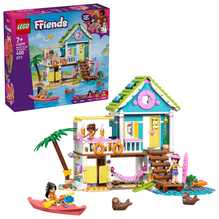 LEGO LEGO Friends – Strandhus med seler (42699) i gruppen LEKER, BARN OG BABY / Leker / Byggeleker / Lego hos TP E-commerce Nordic AB (D40758)