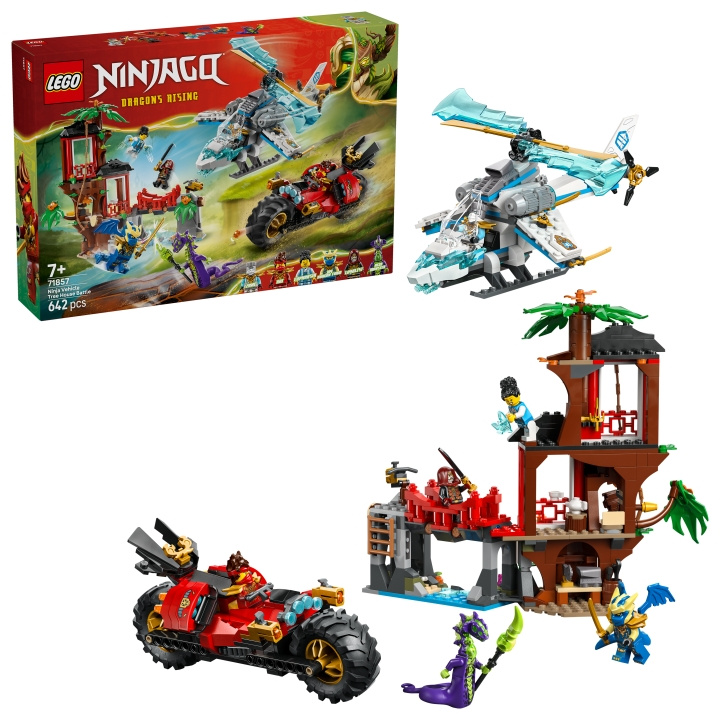 LEGO Ninjago – Ninja-kjøretøy og trehusslag (71857) i gruppen LEKER, BARN OG BABY / Leker / Byggeleker / Lego hos TP E-commerce Nordic AB (D40764)