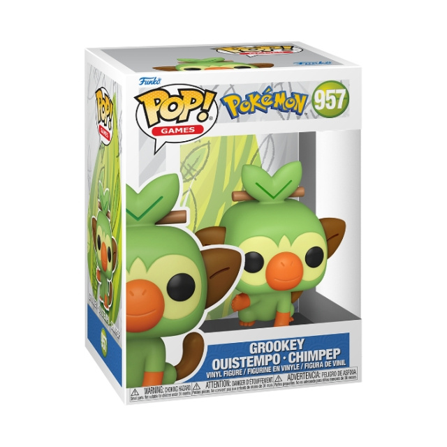 Funko Pop! Pokémon Grookey (70976) i gruppen LEKER, BARN OG BABY / Leker / Figurer, miniatyrer og tilbehør hos TP E-commerce Nordic AB (D40788)