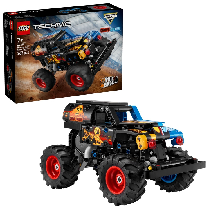 LEGO Technic – Monster Jam™ Grave Digger™ Fire and Ice (42219) i gruppen LEKER, BARN OG BABY / Leker / Byggeleker / Lego hos TP E-commerce Nordic AB (D40796)