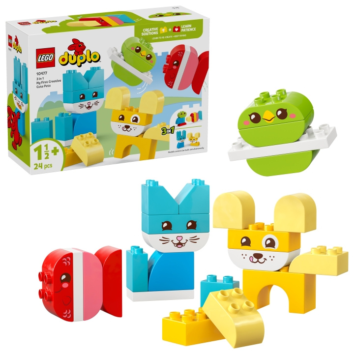 LEGO DUPLO My First – 3-i-1 Kreative søte kjæledyr (10477) i gruppen LEKER, BARN OG BABY / Leker / Byggeleker / Lego hos TP E-commerce Nordic AB (D40806)