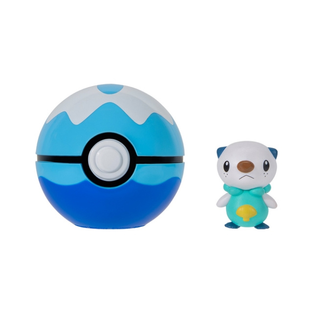 Pokémon Clip N Go Oshawott Dive Ball W21 (PKW4158) i gruppen LEKER, BARN OG BABY / Leker / Figurer, miniatyrer og tilbehør hos TP E-commerce Nordic AB (D40822)