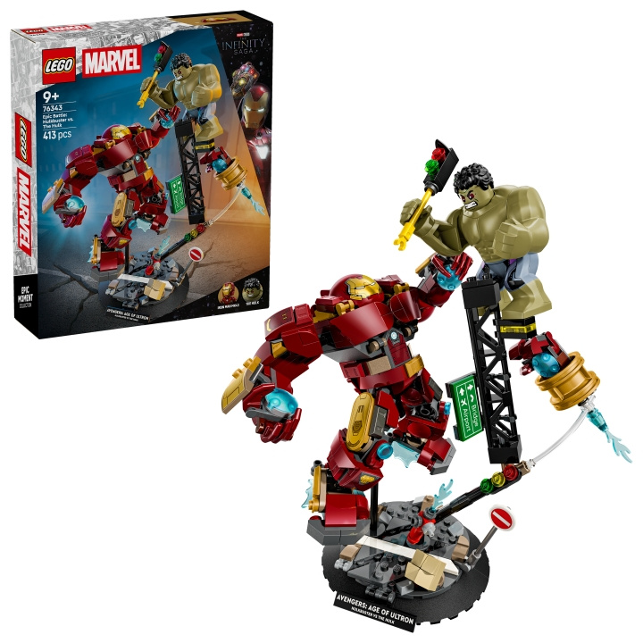 LEGO Superhelter – Episk kamp: Hulkbuster mot Hulken (76343) i gruppen LEKER, BARN OG BABY / Leker / Byggeleker / Lego hos TP E-commerce Nordic AB (D40825)