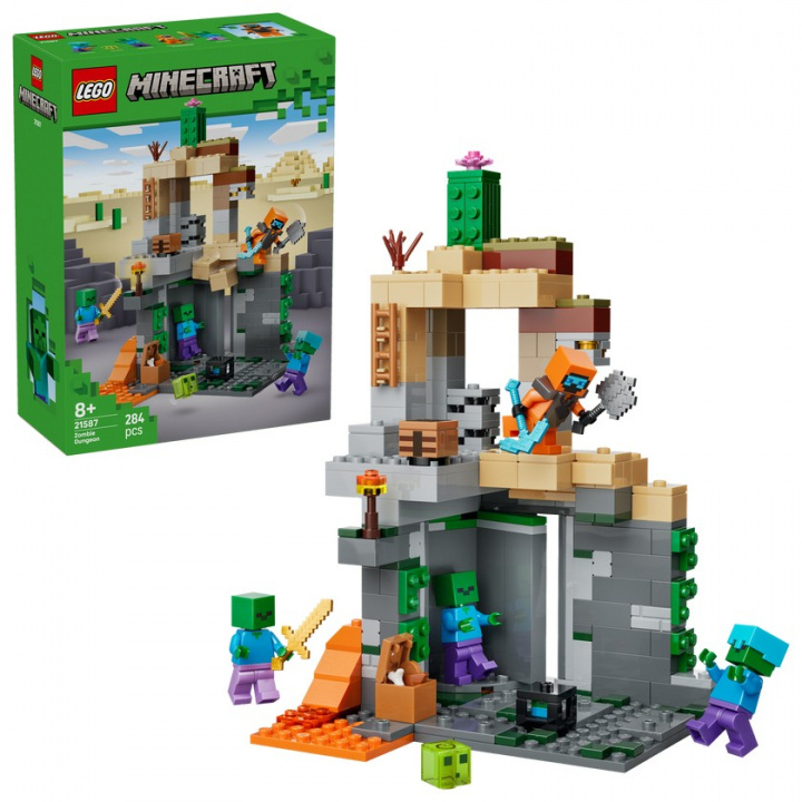 LEGO Minecraft – Zombie-fangehullet (21587) i gruppen LEKER, BARN OG BABY / Leker / Byggeleker / Lego hos TP E-commerce Nordic AB (D40834)