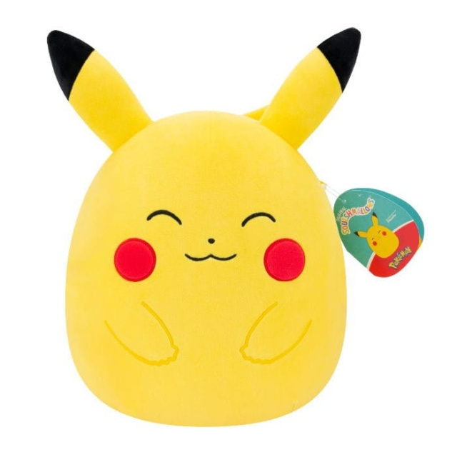 Squishmallows Pokémon 25 cm Happy Pikachu (SQPK00055) i gruppen LEKER, BARN OG BABY / Babyleker (0-3 år) / Kosedyr hos TP E-commerce Nordic AB (D40842)