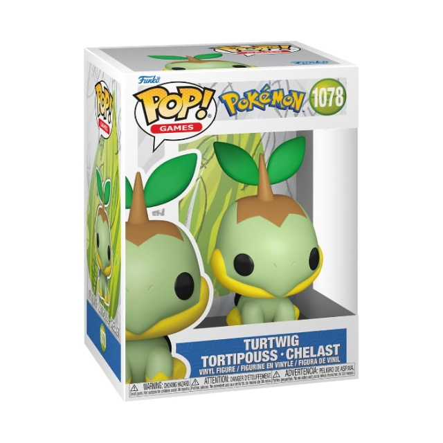 Funko Pop! Pokémon Turtwig i vinyl (86364) i gruppen LEKER, BARN OG BABY / Leker / Figurer, miniatyrer og tilbehør hos TP E-commerce Nordic AB (D40844)