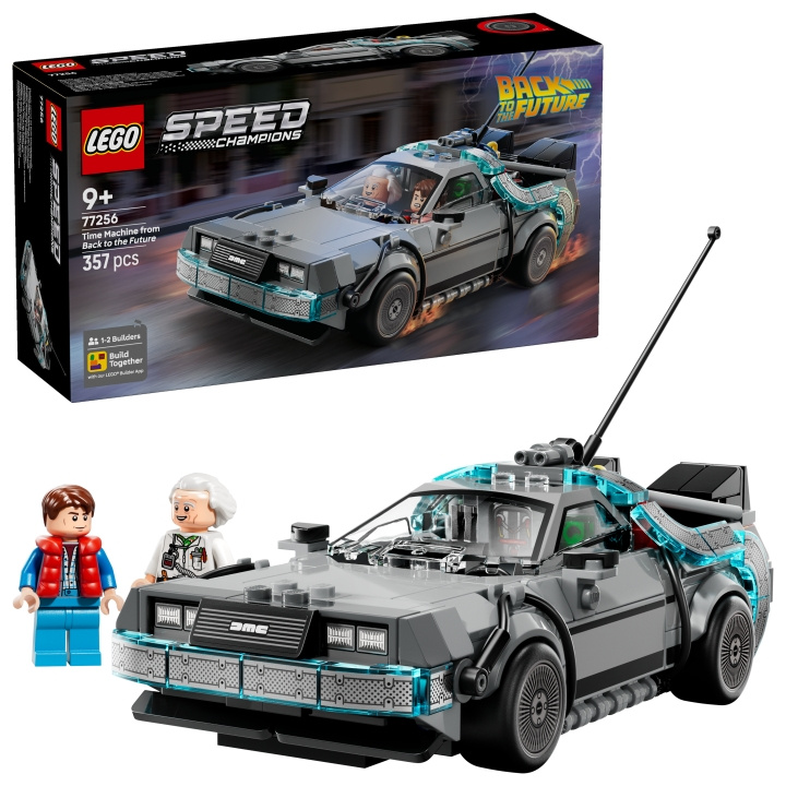LEGO Speed Champions – Tidsmaskinen fra «Tilbake til fremtiden» (77256) i gruppen LEKER, BARN OG BABY / Leker / Byggeleker / Lego hos TP E-commerce Nordic AB (D40851)