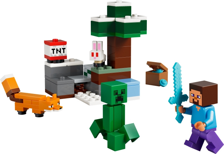 LEGO Minecraft – Steves taiga-eventyr (21583) i gruppen LEKER, BARN OG BABY / Leker / Byggeleker / Lego hos TP E-commerce Nordic AB (D40852)