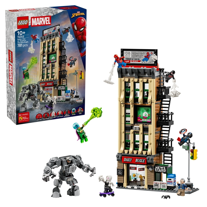 LEGO Superhelter – Spider-Man mot Mysterio: The Daily Bugle (76342) i gruppen LEKER, BARN OG BABY / Leker / Byggeleker / Lego hos TP E-commerce Nordic AB (D40853)