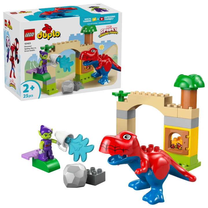 LEGO DUPLO Disney™ – Spidey-Rex-dinosauren mot Green Goblin (10463) i gruppen LEKER, BARN OG BABY / Leker / Byggeleker / Lego hos TP E-commerce Nordic AB (D40865)