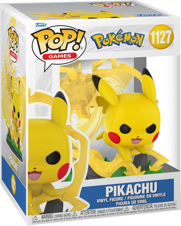 Funko Pop! Premium Pokémon Pikachu (91662) i gruppen LEKER, BARN OG BABY / Leker / Figurer, miniatyrer og tilbehør hos TP E-commerce Nordic AB (D40890)