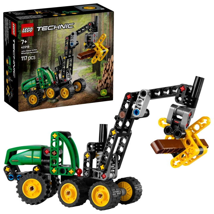 LEGO Technic – John Deere 1470H hjulbasert hogstmaskin (42218) i gruppen LEKER, BARN OG BABY / Leker / Byggeleker / Lego hos TP E-commerce Nordic AB (D40935)